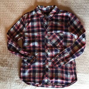 Banana Republic Cotton Plaid Button Down